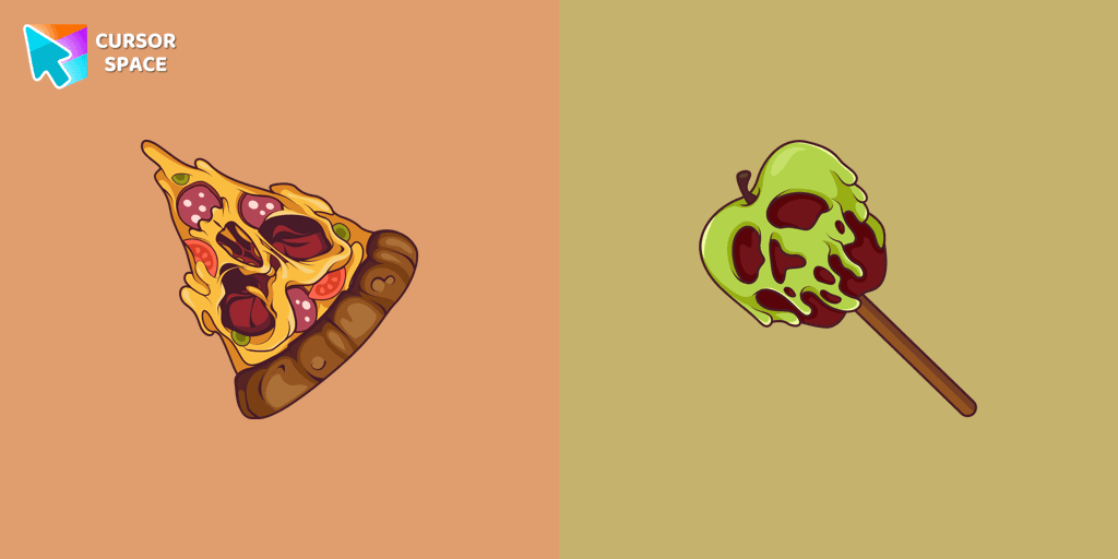 Pizza Monster cursor cursor pack